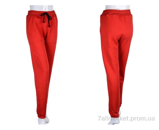 Спортивні штани жіночі Весна/осінь 5001 red (3 шт. р.сіткаS-L) "Ledi-Sharm" недорого оптом від прямого постачальника, зображення 3