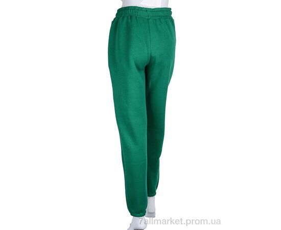 Спортивні штани жіночі Весна/осінь 5003 green (3 шт. р.сіткаS-L) "Ledi-Sharm" недорого оптом від прямого постачальника, зображення 2