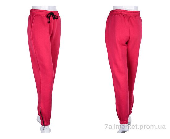 Спортивні штани жіночі Весна/осінь 5004 pink (3 шт. р.сіткаS-L) "Ledi-Sharm" недорого оптом від прямого постачальника, зображення 3