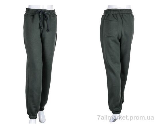 Спортивні штани жіночі Весна/осінь 3025 khaki (4 шт. р.сіткаXL-4XL) "Ledi-Sharm" недорого оптом від прямого постачальника, зображення 3