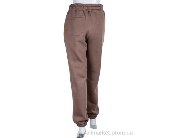 Спортивні штани жіночі Весна/осінь 3025 brown (4 шт. р.сіткаXL-4XL) "Ledi-Sharm" недорого оптом від прямого постачальника, зображення 2