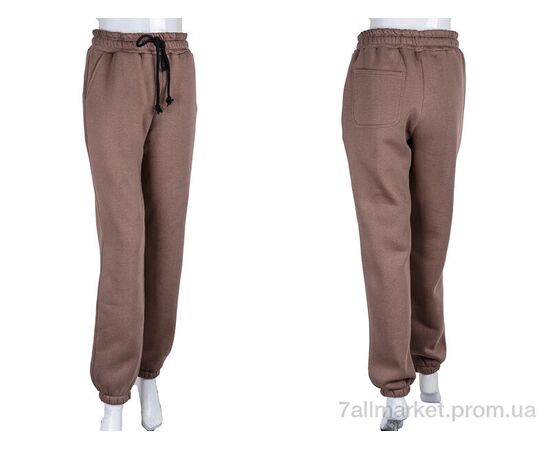 Спортивні штани жіночі Весна/осінь 3025 brown (4 шт. р.сіткаXL-4XL) "Ledi-Sharm" недорого оптом від прямого постачальника, зображення 3