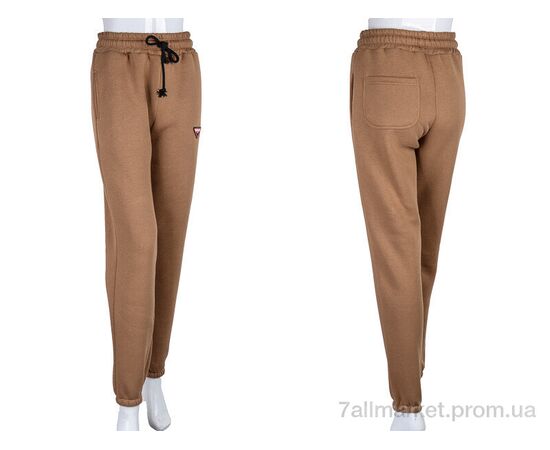 Спортивні штани жіночі Весна/осінь 3030 l.brown (3 шт. р.сіткаS-L) "Ledi-Sharm" недорого оптом від прямого постачальника, зображення 3