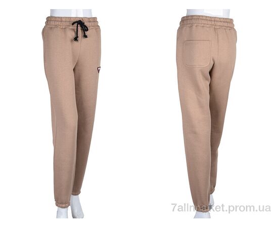 Спортивні штани жіночі Весна/осінь 3030 l.beige (3 шт. р.сіткаS-L) "Ledi-Sharm" недорого оптом від прямого постачальника, зображення 3