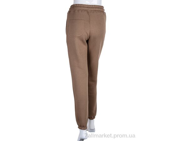 Спортивні штани жіночі Весна/осінь 3030 d.beige (3 шт. р.сіткаS-L) "Ledi-Sharm" недорого оптом від прямого постачальника, зображення 2