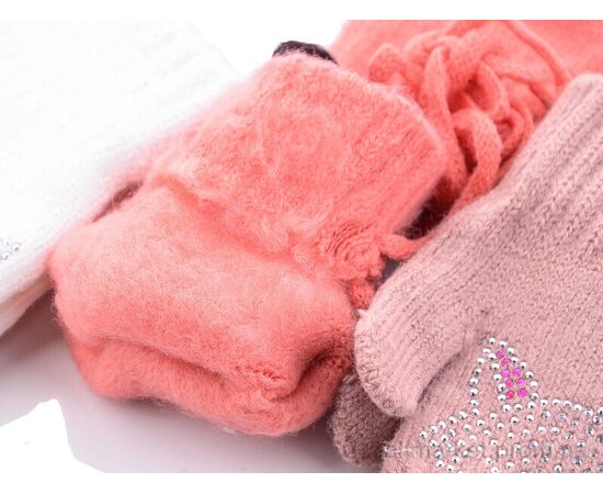 Рукавиці дитячі Зима E0114 одинарные mix (12 шт. р.сітка1-3) "TUZZI" недорого оптом від прямого постачальника, зображення 2