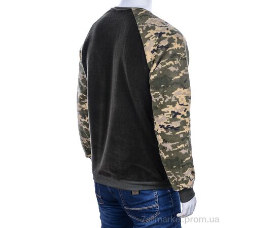 Батник чоловічий Весна/осінь 2791-5 green (5 шт. р.сіткаM-3XL) "Мир" недорого оптом від прямого постачальника, зображення 2