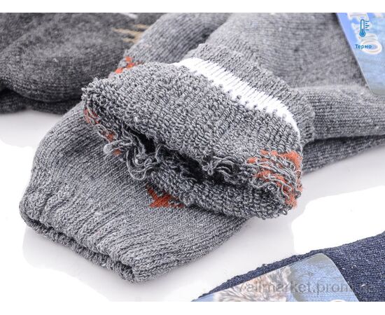 Шкарпетки для дітей Зима M12 mix (12 шт. р.сітка21-26) "Thanh" недорого оптом від прямого постачальника, зображення 2