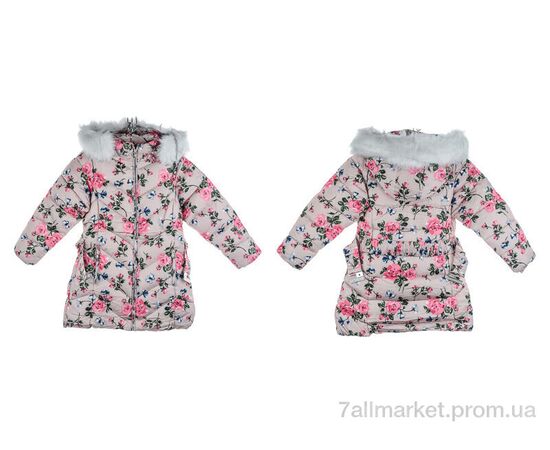 Фотография Куртка детская Зима 2792-6 beige (5 шт. р.сетка 8-16) "Мир" недорого оптом от прямого поставщика, изображение 3