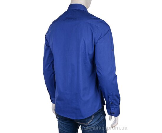 Чоловіча сорочка Весна/осінь SDK7368 navy (24 шт. р.сіткаS-3XL) "Enrico" недорого оптом від прямого постачальника, зображення 2