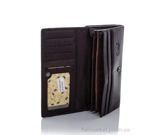 Фотография Кошелек женский T806-3H09B black 9*18*2 см, "GLAMORTA" недорого оптом от прямого поставщика, изображение 3