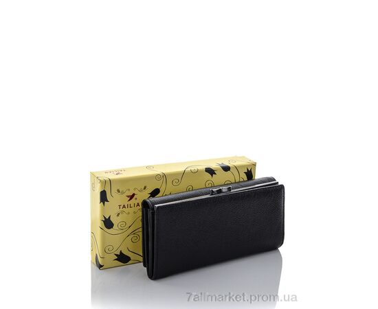 Фотография Кошелек женский T807-3H09B black 9*18*2 см, "GLAMORTA" недорого оптом от прямого поставщика, изображение 2