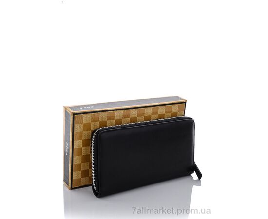 Гаманець чоловічий B022-F008-1 black 11*20*2 см, "GLAMORTA" недорого оптом від прямого постачальника, зображення 2