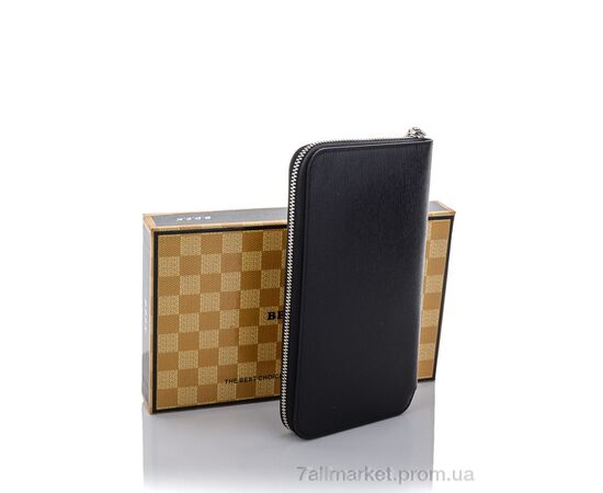 Гаманець чоловічий B021-2936 black 11*20*2 см, "GLAMORTA" недорого оптом від прямого постачальника, зображення 2
