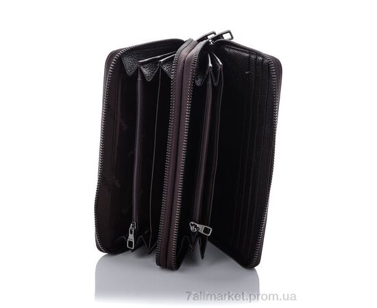 Барсетка чоловіча BK001-59020B brown 12*21*4 см, "GLAMORTA" недорого оптом від прямого постачальника, зображення 3