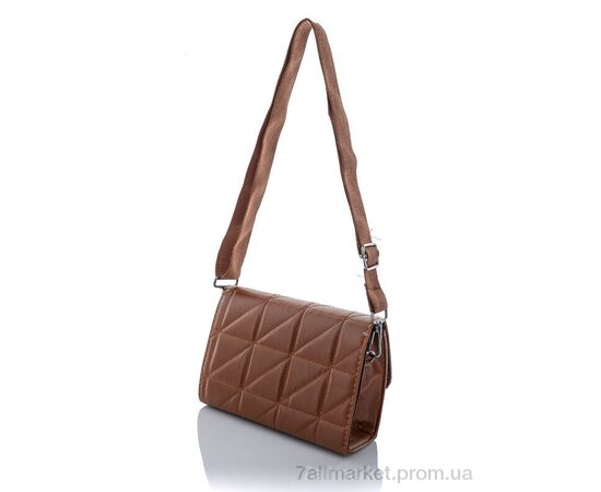 Жіноча сумка 2044-1 l.brown 14*20*6 см, "David Polo" недорого оптом від прямого постачальника, зображення 2