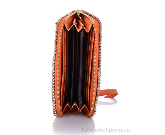 Фотография Кошелек женский 0358 orange 9*19*3 см, "GLAMORTA" недорого оптом от прямого поставщика, изображение 3