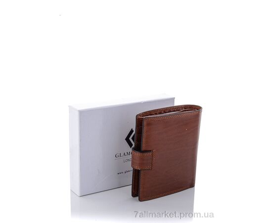 Гаманець чоловічий B019-894 brown 11*12*2 см, "GLAMORTA" недорого оптом від прямого постачальника, зображення 2