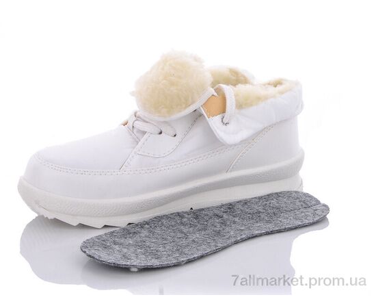 Дутики жіночі утеплені Зима 117X біл.б/п (8 пар р.37-41) "Selena" недорого оптом від прямого постачальника, зображення 3