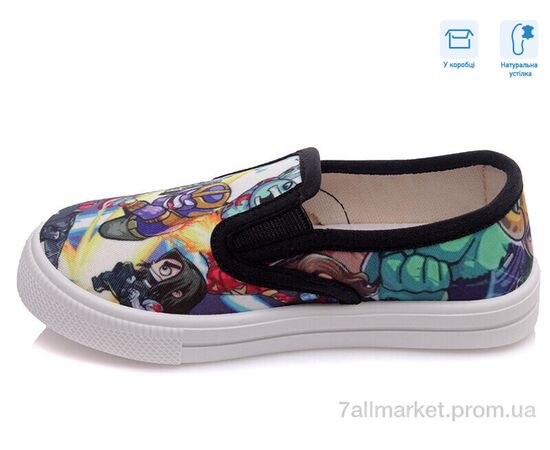 Фотография Слипоны детские без шнурков Весна/осень R107850195 (8 пар р.27-34) "Weestep" недорого оптом от прямого поставщика, изображение 2