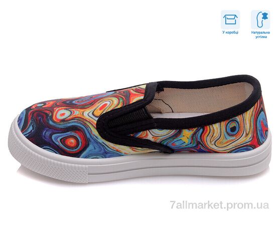 Фотография Слипоны детские без шнурков Весна/осень R107850201 (8 пар р.27-34) "Weestep" недорого оптом от прямого поставщика, изображение 2