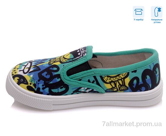 Фотография Слипоны детские без шнурков Весна/осень R107850230 (8 пар р.27-34) "Weestep" недорого оптом от прямого поставщика, изображение 2