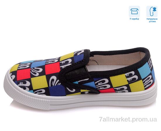 Фотография Слипоны детские без шнурков Весна/осень R107850235 (8 пар р.27-34) "Weestep" недорого оптом от прямого поставщика, изображение 2