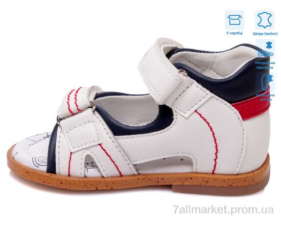 Фотография Сандалии детские летние Лето R911750075 W (5 пар р.18-22) "Weestep" недорого оптом от прямого поставщика, изображение 2