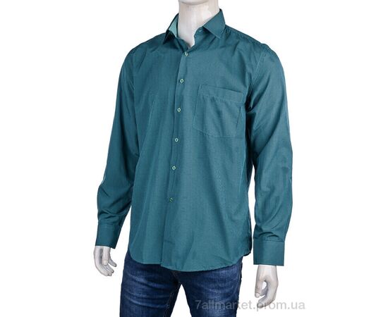Чоловіча сорочка Весна/осінь 2476 green (24 шт. р.сітка39-46) "Enrico" недорого оптом від прямого постачальника, зображення 2