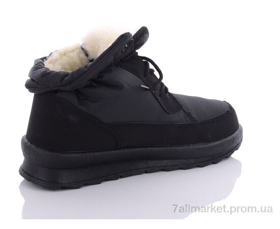 Черевики жіночі стильні Зима 117 Ад.чор.ч/п (8 пар р.37-41) "Selena" недорого оптом від прямого постачальника, зображення 3