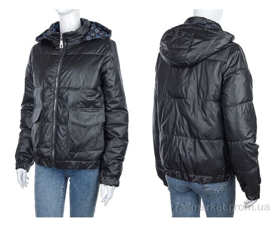 Куртка жіноча Весна/осінь 2830-253-1 black (4 шт. р.сіткаM-2XL) "Мир" недорого оптом від прямого постачальника, зображення 3