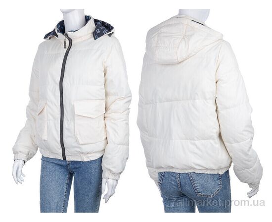 Куртка жіноча Весна/осінь 2830-253-2 beige (4 шт. р.сіткаM-2XL) "Мир" недорого оптом від прямого постачальника, зображення 3