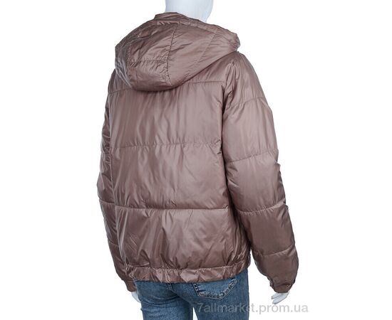 Куртка жіноча Весна/осінь 2830-253-3 brown (4 шт. р.сіткаM-2XL) "Мир" недорого оптом від прямого постачальника, зображення 2