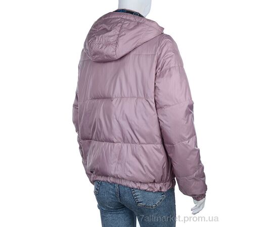 Куртка жіноча Весна/осінь 2830-253-4 pink (4 шт. р.сіткаM-2XL) "Мир" недорого оптом від прямого постачальника, зображення 2