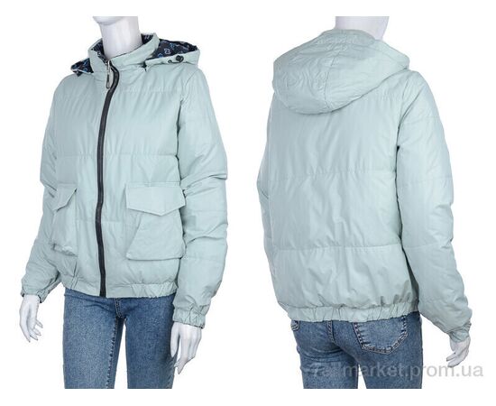 Куртка жіноча Весна/осінь 2830-253-5 l.green (4 шт. р.сіткаM-2XL) "Мир" недорого оптом від прямого постачальника, зображення 3