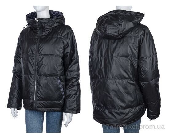 Куртка жіноча Весна/осінь 2830-215-1 black (4 шт. р.сіткаM-2XL) "Мир" недорого оптом від прямого постачальника, зображення 3