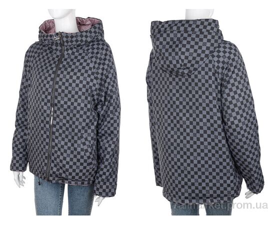 Куртка жіноча Весна/осінь 2830-215-1 black (4 шт. р.сіткаM-2XL) "Мир" недорого оптом від прямого постачальника, зображення 4