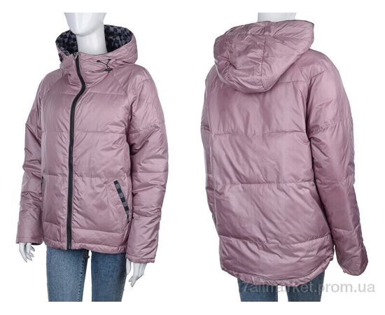 Куртка жіноча Весна/осінь 2830-215-2 pink (4 шт. р.сіткаM-2XL) "Мир" недорого оптом від прямого постачальника, зображення 3