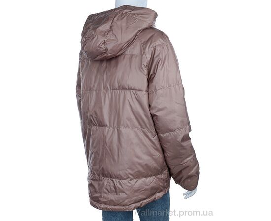 Куртка жіноча Весна/осінь 2830-215-5 brown (4 шт. р.сіткаM-2XL) "Мир" недорого оптом від прямого постачальника, зображення 2