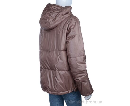 Куртка жіноча Весна/осінь 2830-213-5 brown (4 шт. р.сіткаM-2XL) "Мир" недорого оптом від прямого постачальника, зображення 2