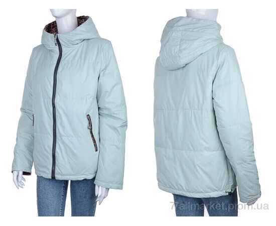Куртка жіноча Весна/осінь 2830-213-4 l.green (4 шт. р.сіткаM-2XL) "Мир" недорого оптом від прямого постачальника, зображення 3