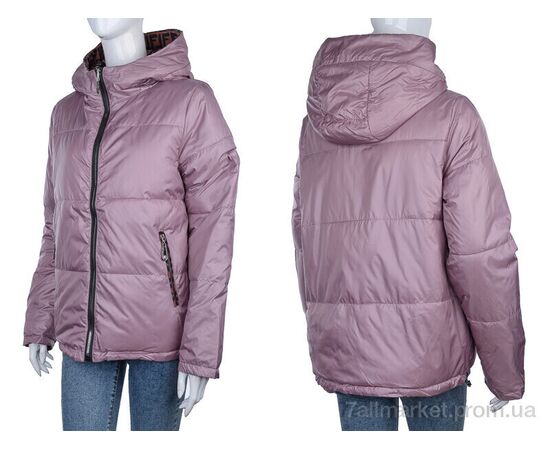 Куртка жіноча Весна/осінь 2830-213-3 pink (4 шт. р.сіткаM-2XL) "Мир" недорого оптом від прямого постачальника, зображення 3