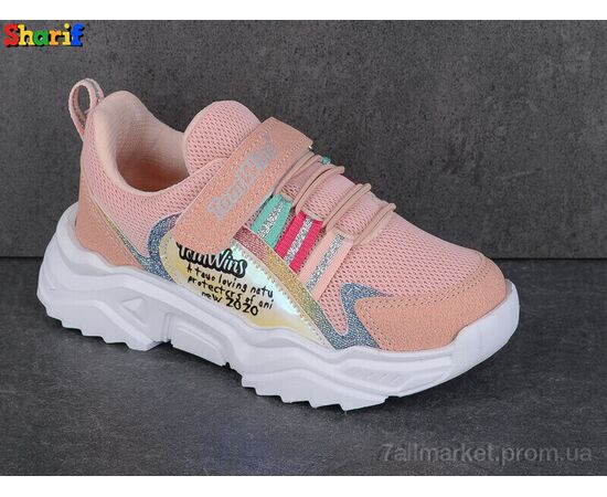 Фотография Кроссовки детские модные Весна/осень PPM501-7 (8 пар р.26-30) "Sharif" недорого оптом от прямого поставщика, изображение 2