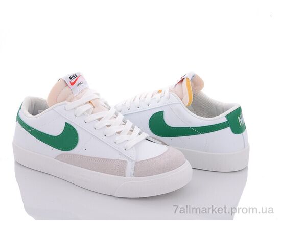 Кросівки чоловічі модні Весна/осінь 186-16 white-green (8 пар р.40-45) "Violeta" недорого оптом від прямого постачальника, зображення 2