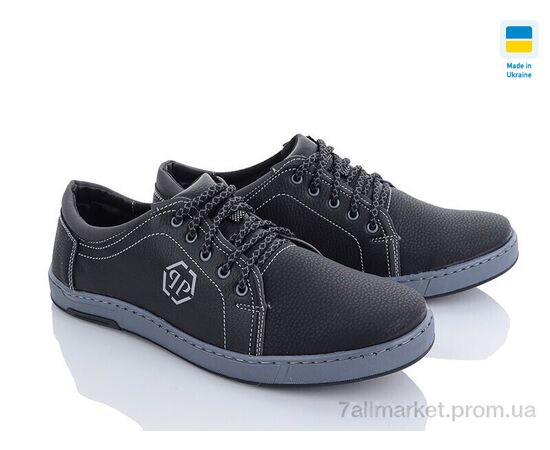 Кросівки чоловічі модні Весна/осінь Yulius 75 чорний сп. (8 пар р.40-45) "Paolla" недорого оптом від прямого постачальника, зображення 2