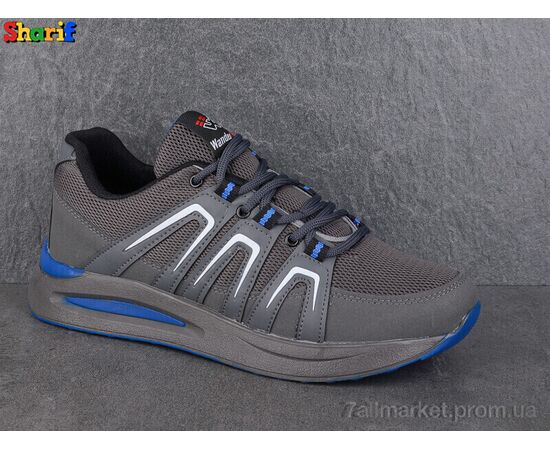 Кросівки чоловічі модні Весна/осінь 4155M-5 (8 пар р.40-45) "Sharif" недорого оптом від прямого постачальника, зображення 2
