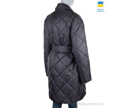 Пальто жіноче Весна/осінь V2 фіолетовий (6 шт. р.сітка48-58) "Tatiana-DIVO" недорого оптом від прямого постачальника, зображення 2