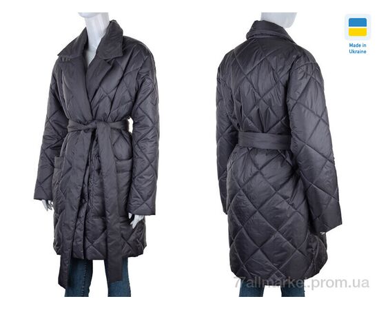 Пальто жіноче Весна/осінь V2 фіолетовий (6 шт. р.сітка48-58) "Tatiana-DIVO" недорого оптом від прямого постачальника, зображення 3