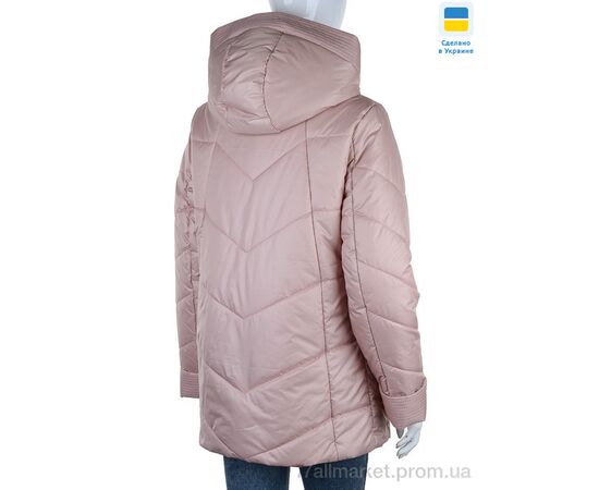 Куртка жіноча Весна/осінь Весна 1 рожевий (6 шт. р.сітка48-58) "Tatiana-DIVO" недорого оптом від прямого постачальника, зображення 2