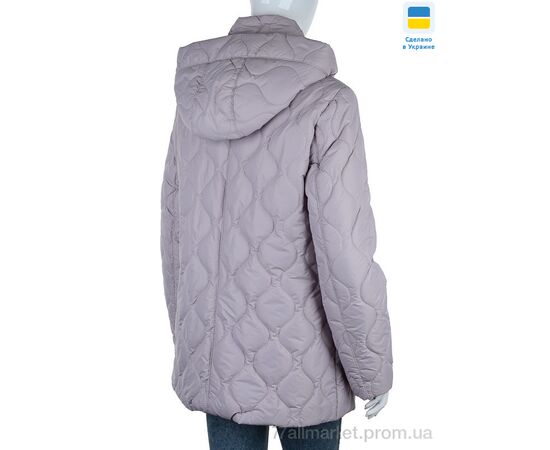 Куртка жіноча Весна/осінь Хвиля рожевий (6 шт. р.сітка48-58) "Tatiana-DIVO" недорого оптом від прямого постачальника, зображення 2